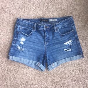 Aeropostale Distressed Denim Shorts size 8